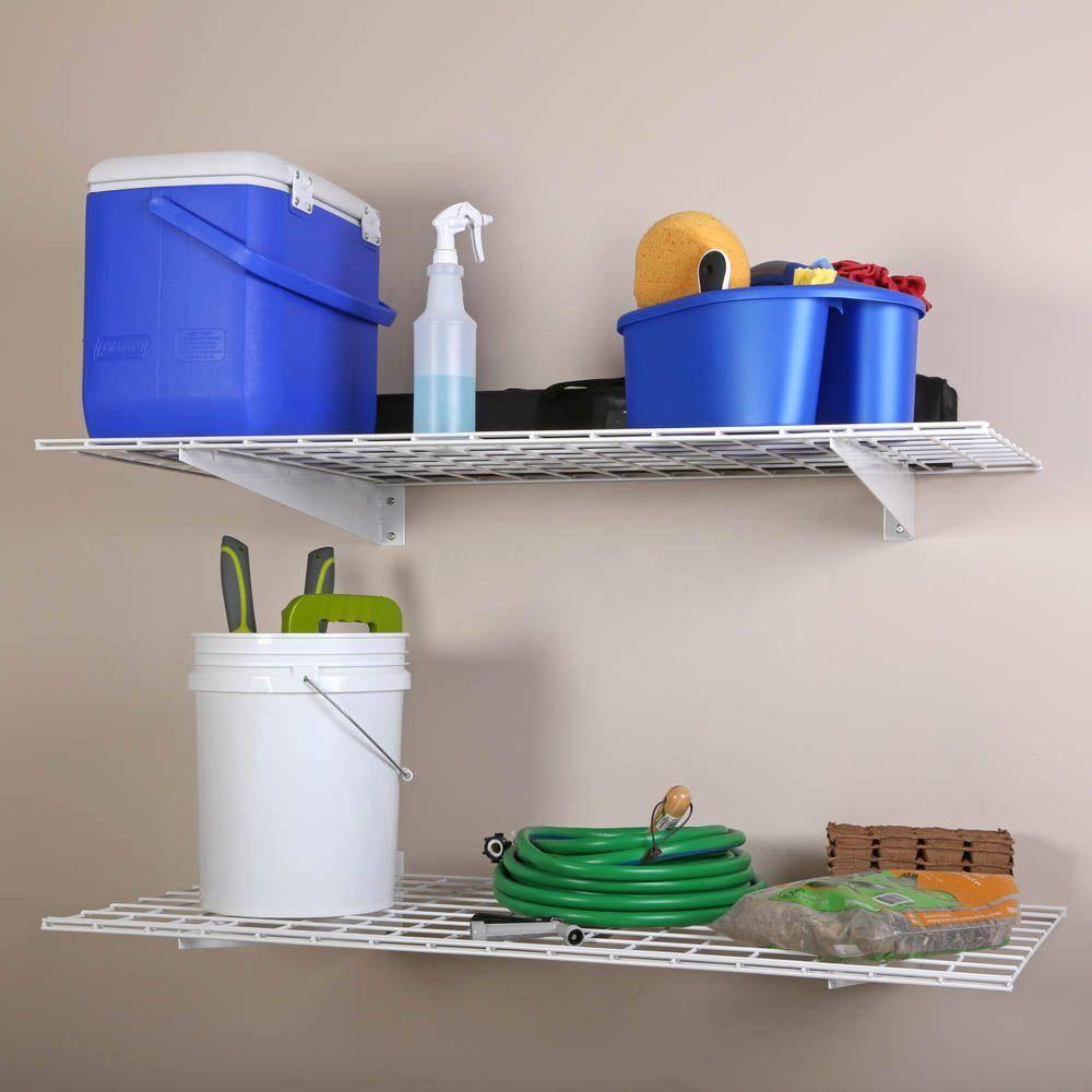 Hyloft HyLoft Steel Wall Garage Storage Shelves, Pack of 2-Shelves (Set of 2)