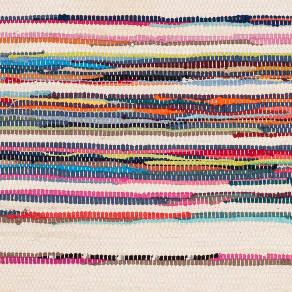 Rag Rug RAR126 Hand Woven Indoor Accent Rug - Ivory/Multi - 2'x3' - Safavieh.
