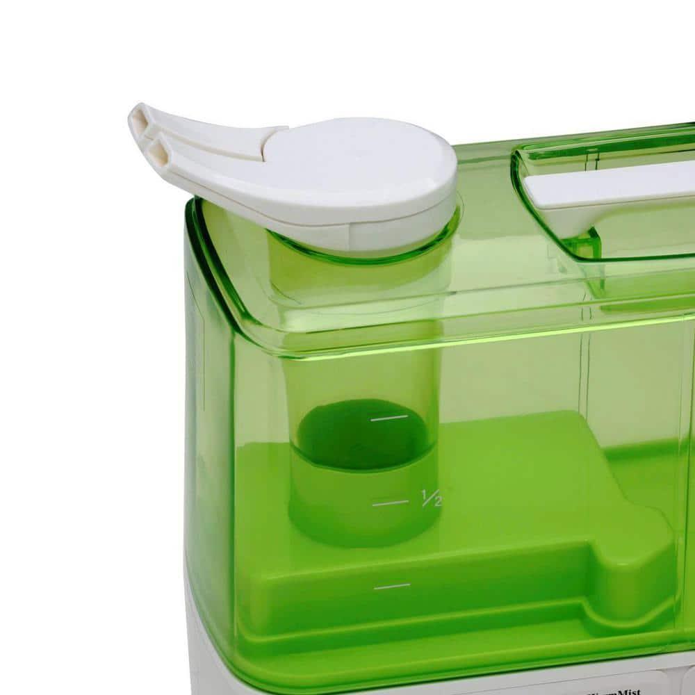 1.05 Gal. 500 sq. ft. Dual-Mist (Warm/Cool) Ultra-Sonic Humidifier with Ion Exchange Filter in Green