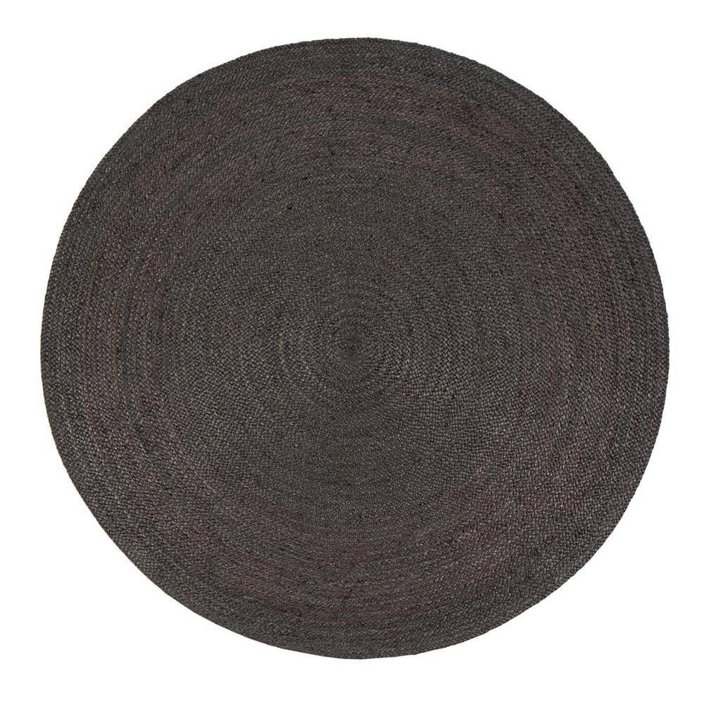 4'x4' Solid Area Rug Gray - Anji Mountain