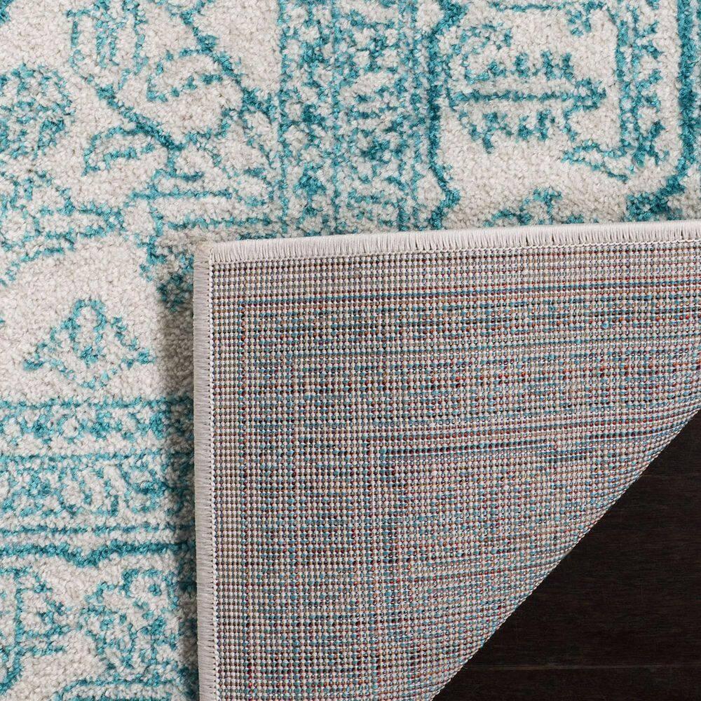 Adirondack ADR108 Power Loomed Area Rug - Ivory/Teal - 8'x10' - Safavieh.