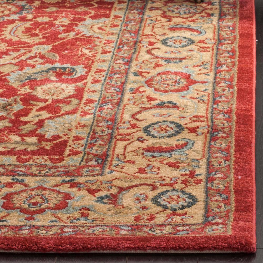 Mahal MAH699 Power Loomed Indoor Area Rug - Red/Natural - 8'x11' - Safavieh.