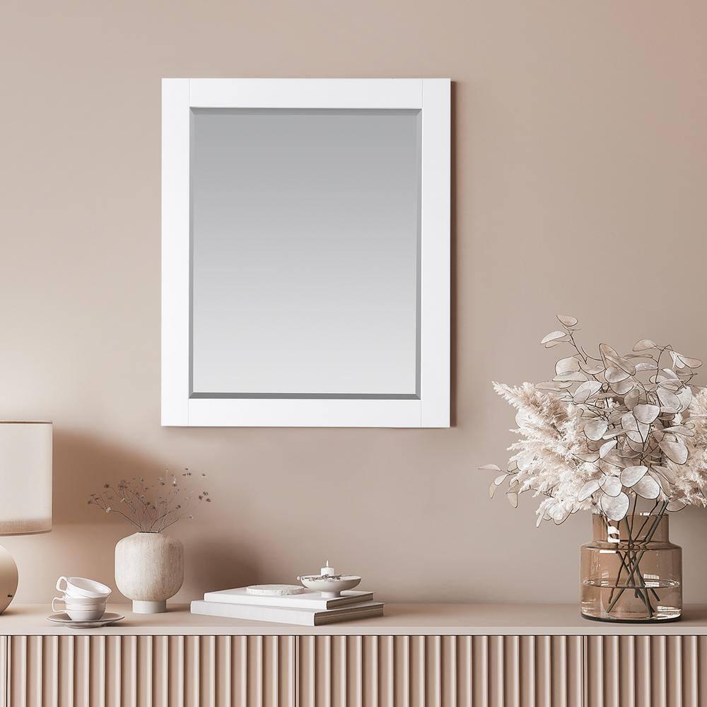 Ivy Wood Flat Wall Mirror