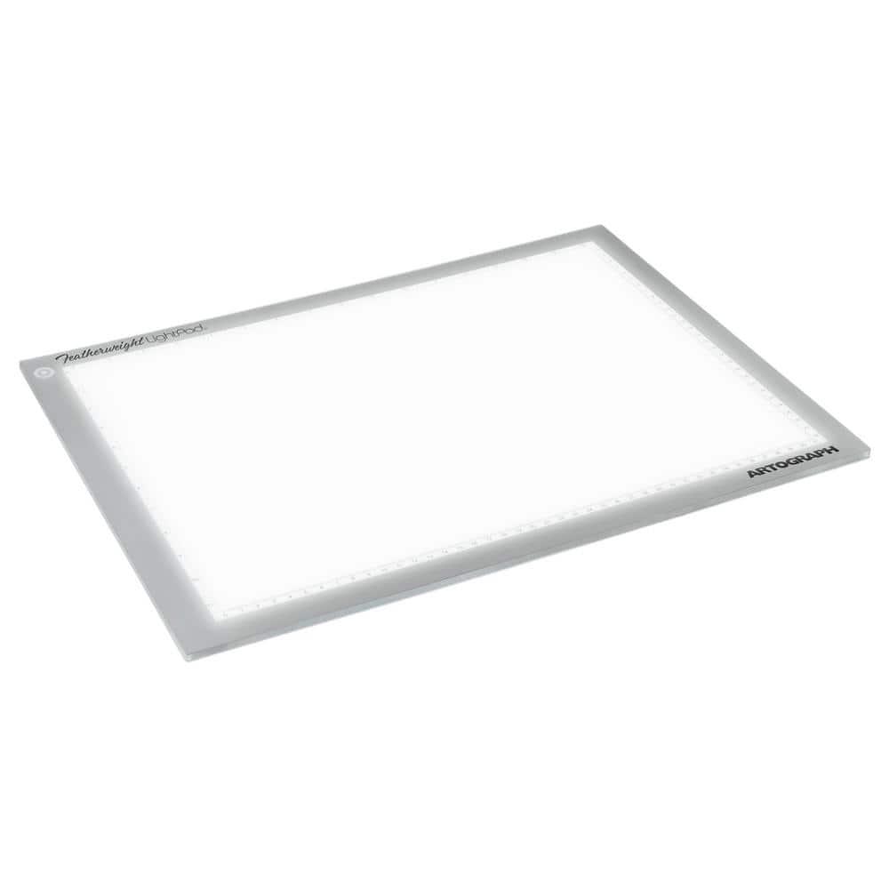 Artograph Featherweight Ultra Thin Lightpad, 12" x 17" Dimmable Slim LED Lightbox Drawing Board for Tracing, Crafting, and Drafting