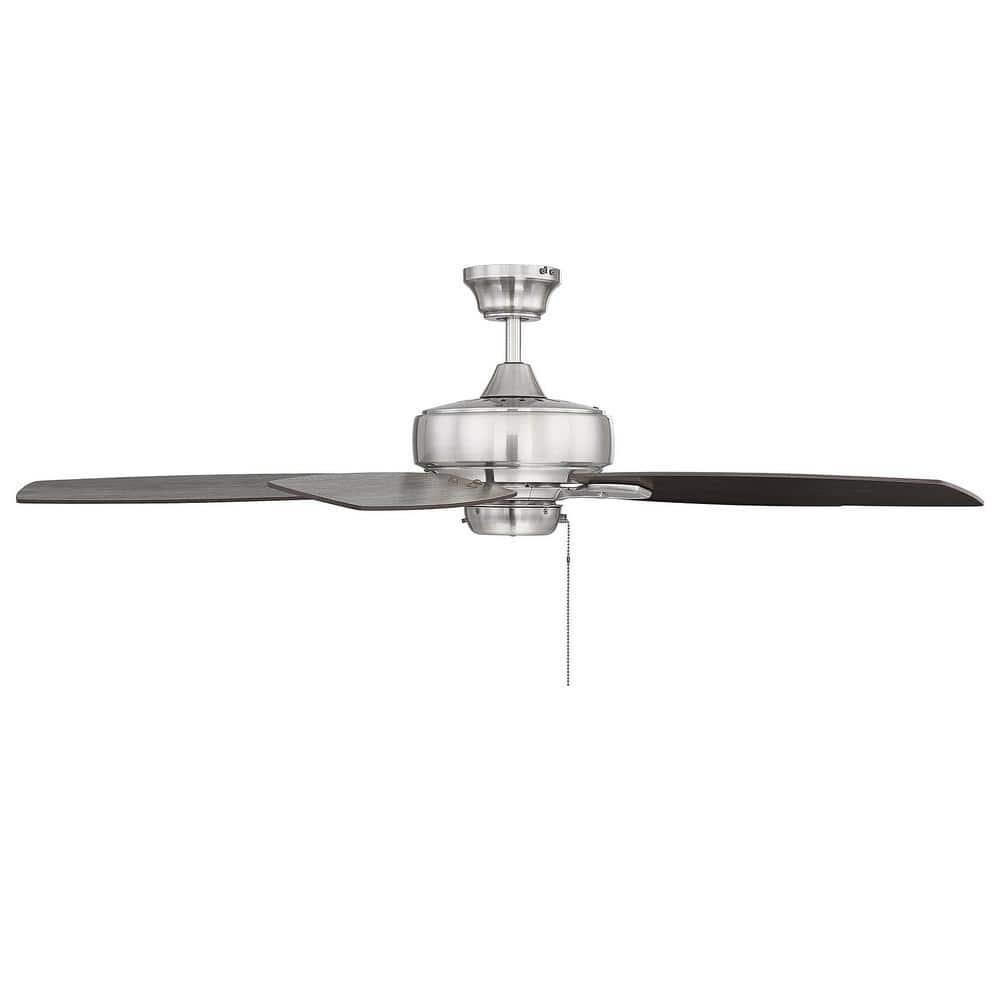 Wind Star 52" Ceiling Fan in Brushed Pewter