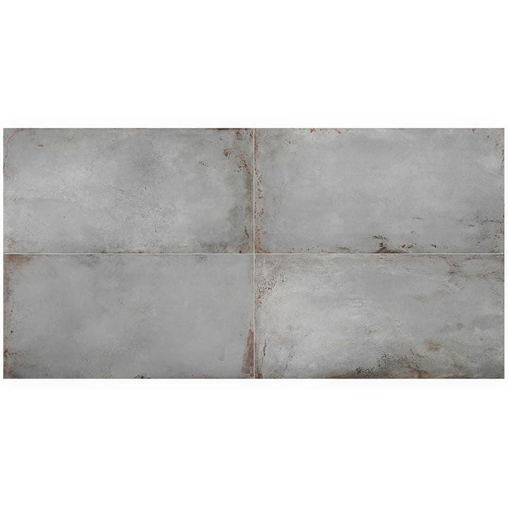 Large Format 23.62 in. x 47.24 in. Matte Porcelain Floor and Wall Tile