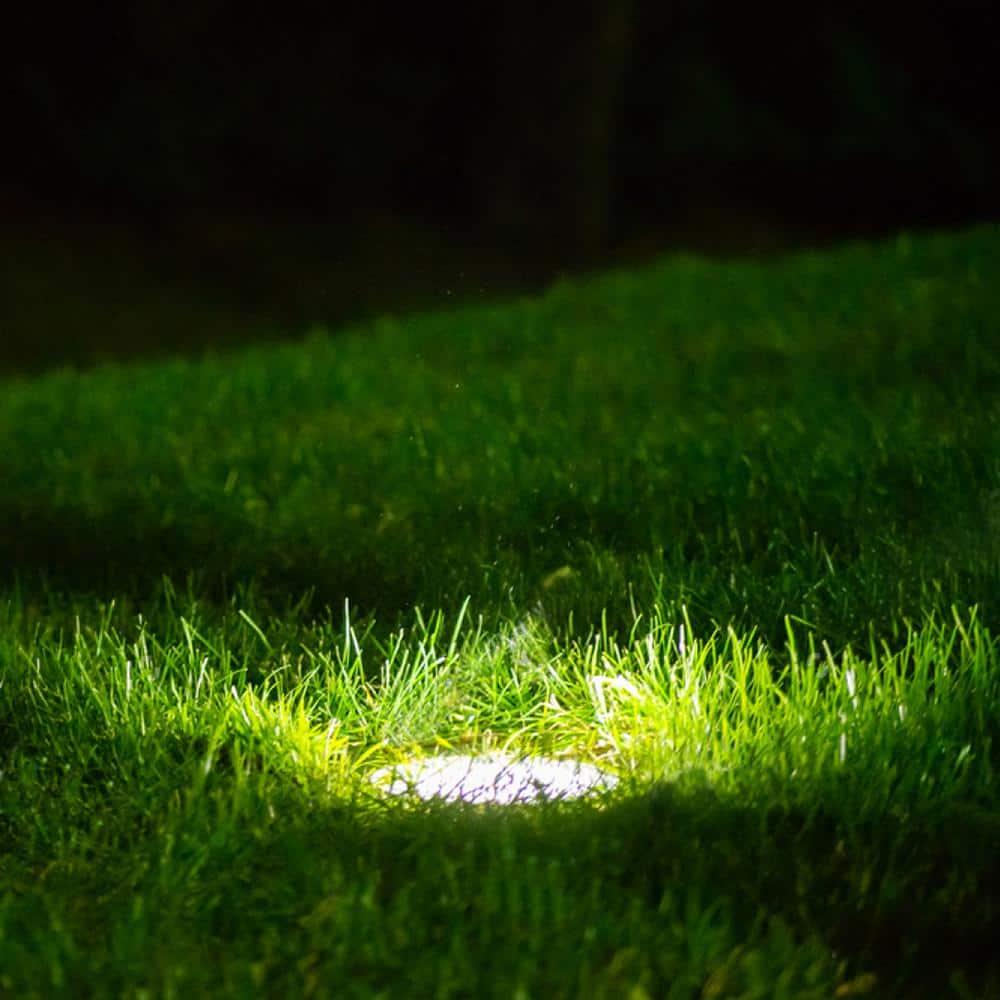 Solar Lights Outdoor, Solar Disk Lights 8 LED Waterproof Solar Lights Outdoor for Patio Pathway Garden Lawn Yard Driveway Deck Walkway - Warm White (8 Pack)
