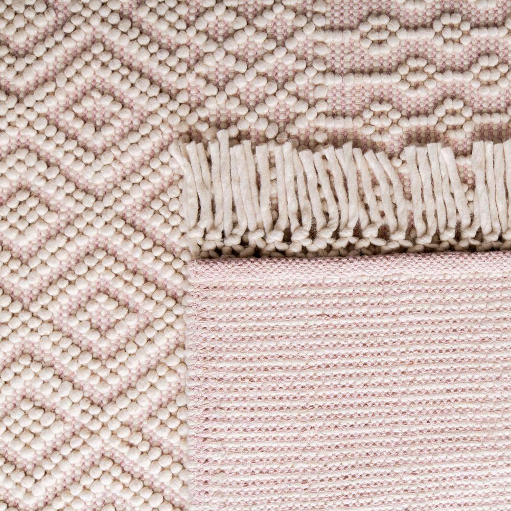 Natura NAT852 Hand Loomed Indoor Area Rug - Ivory/Pink - 9' Round - Safavieh
