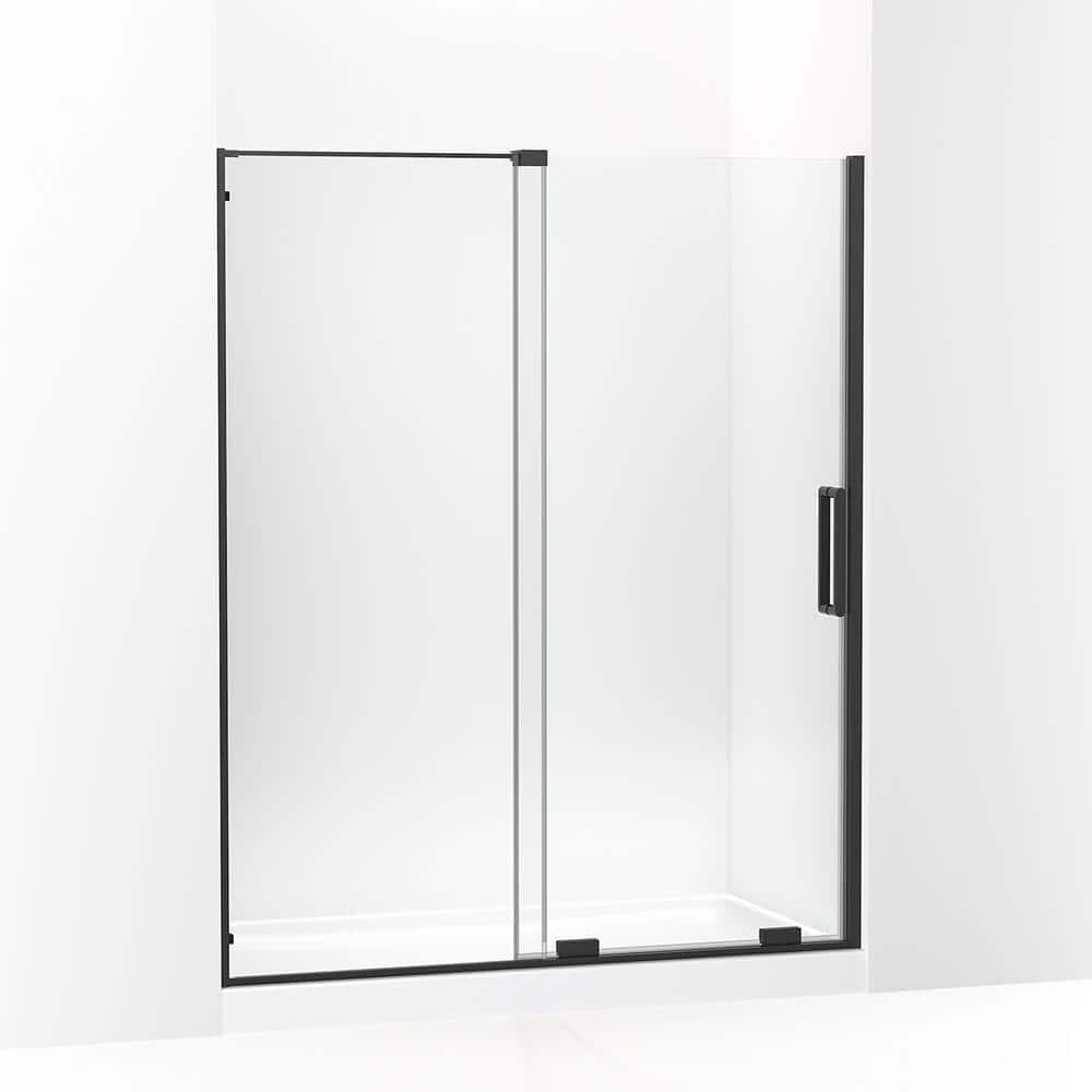 Echelon Sliding Shower Door, 71-3/4 In. H X 55-3/4 - 59-3/4 In. W, With 5/16 In. Thick Crystal Clear Glass
