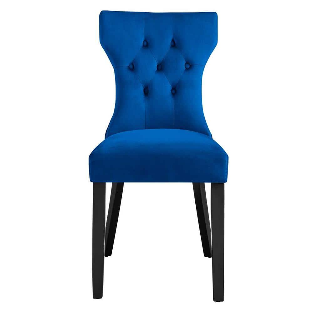 Modway Silhouette Performance Velvet Dining Chairs