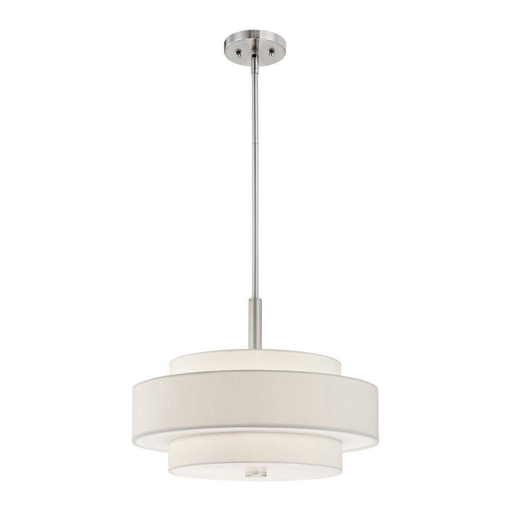 Livex Lighting Meridian 4 - Light Pendant in  Brushed Nickel