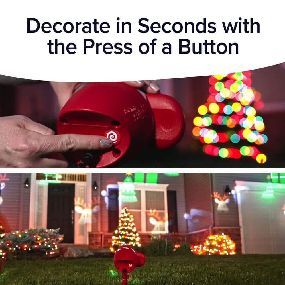 Star Shower Christmas Slide Show LED Holiday Projector, AS-SEEN-ON-TV, Remote Control