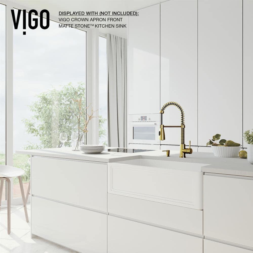Brant Pull Down Single Handle Kitchen Faucet with Optional Soap Dispenser