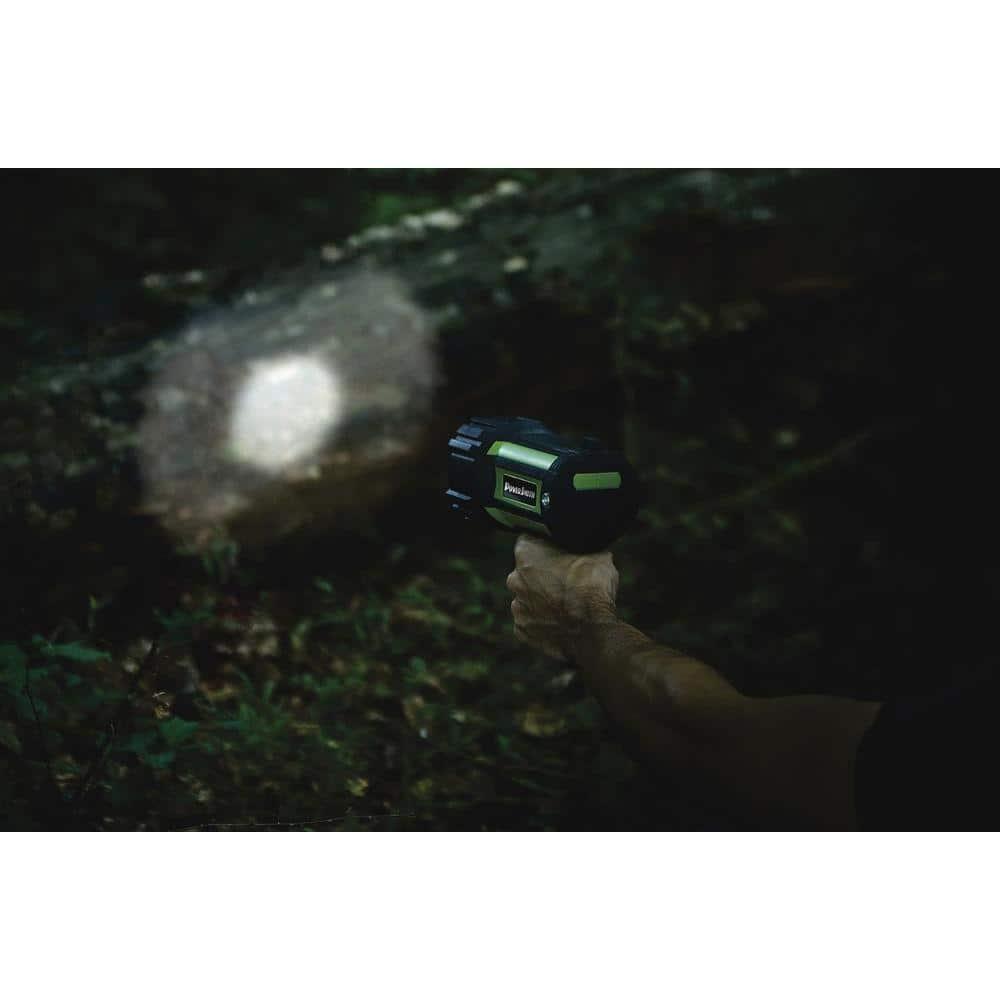 700 Lumen Floatable Waterproof Lithium-Ion LED Spotlight Flashlight with Ergonomic Handle and Charger