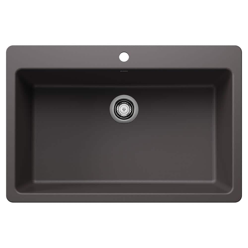 Liven SILGRANIT 33" L x 22" W Drop-In/Undermount Kitchen Sink