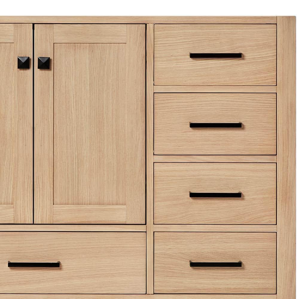 Cambridge 54'' Single Bathroom Vanity with Carrara Marble Top