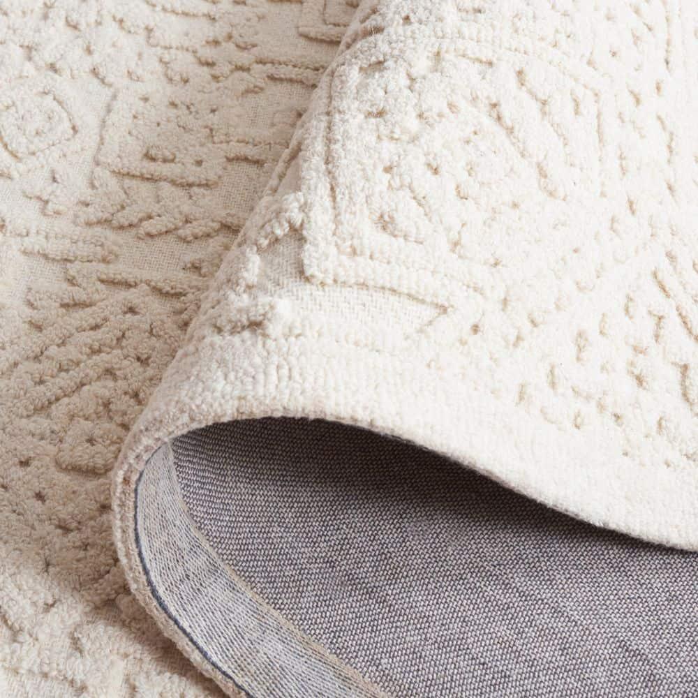 Textural TXT107 Hand Tufted Indoor Area Rug - Ivory - 8'x10' - Safavieh