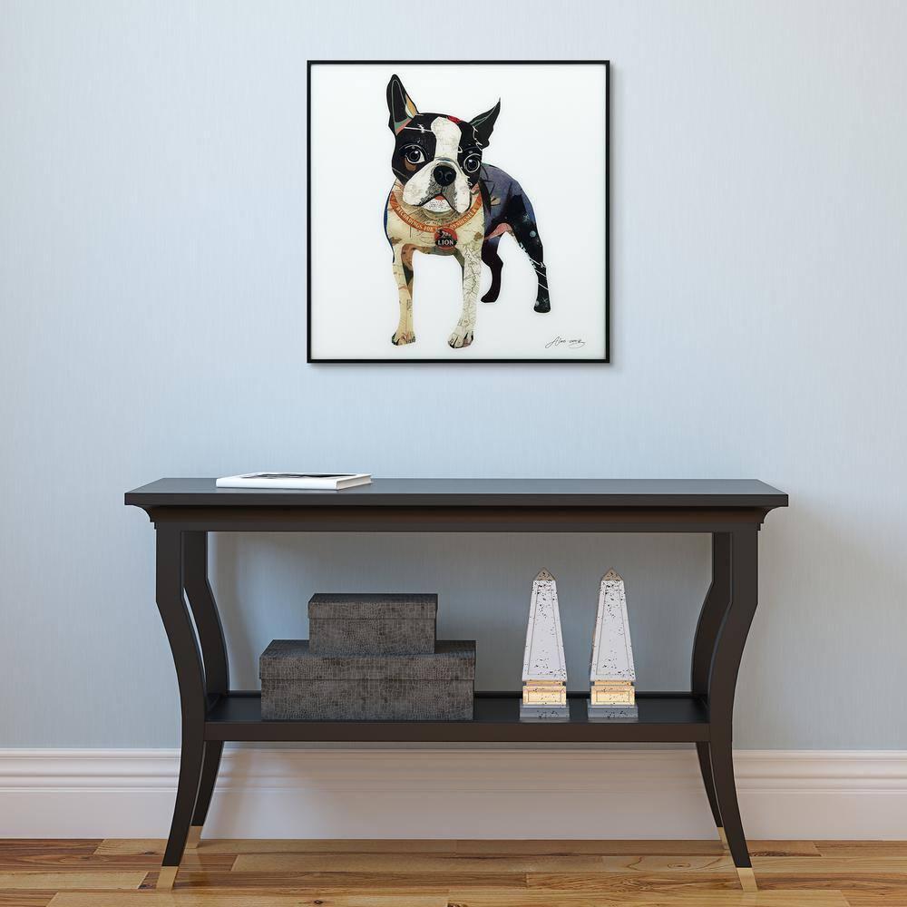 Red Barrel Studio® Apphia The Boxer - Picture Frame Graphic Art Print on Glass