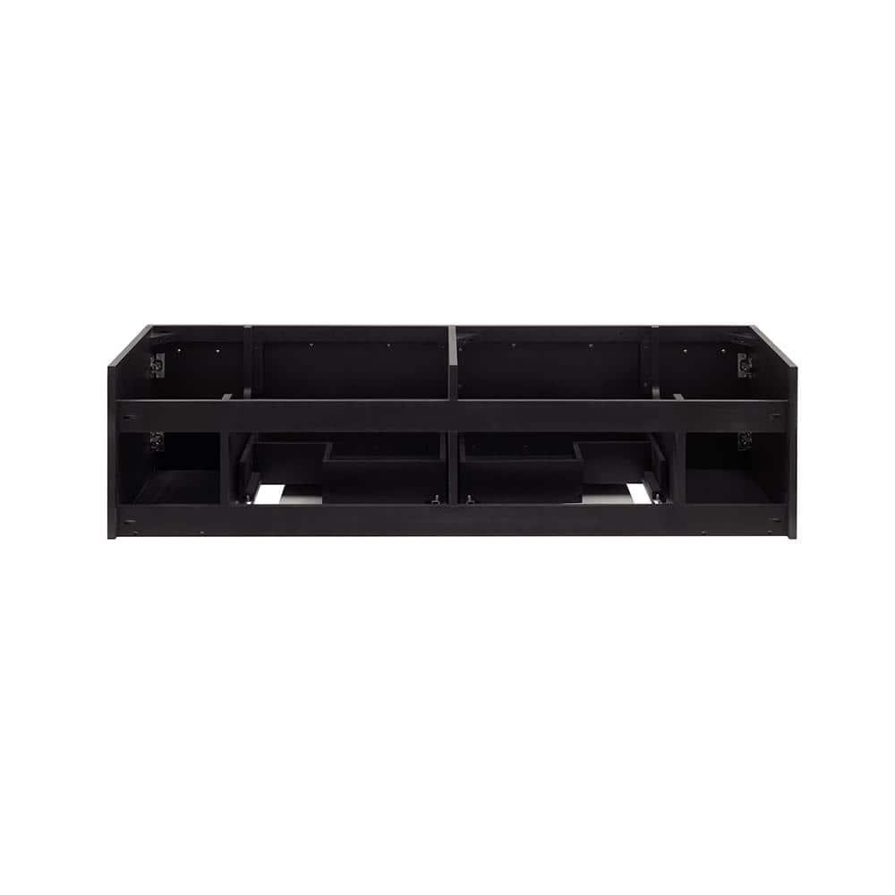 Fresca Lucera 60" Wall Mount Double Undermount Sink Bathroom Vanity Base Only (Top & Sink Not Included)