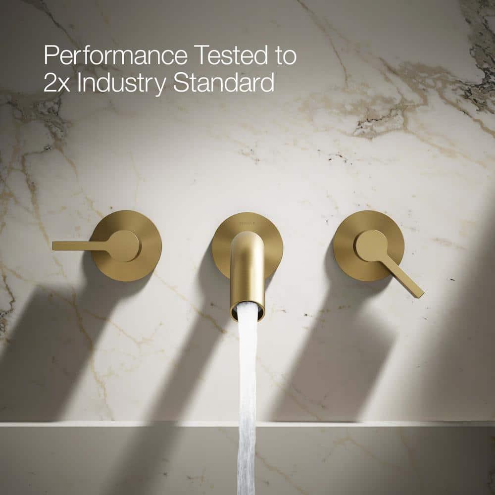 Components Wall-Mount Bathroom Sink Faucet Trim