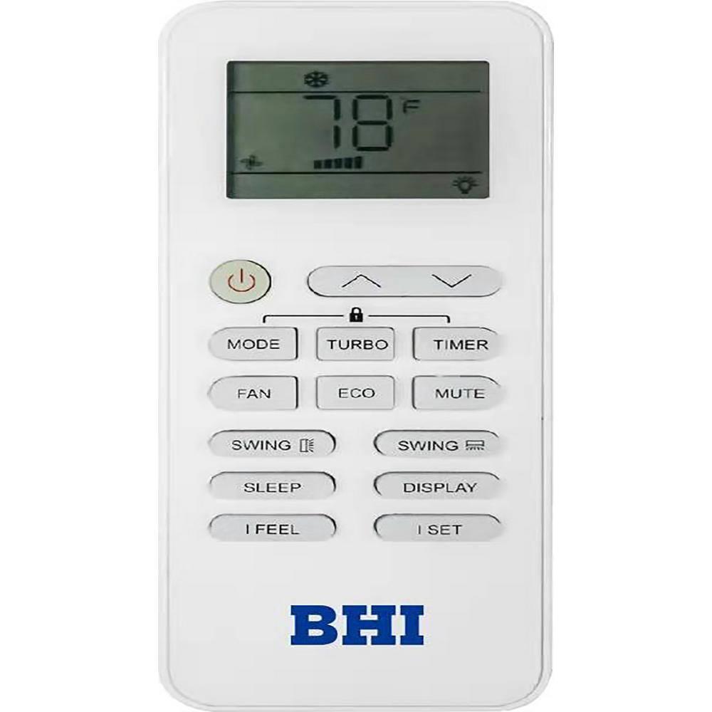BHI BHI 12000 BTU Ductless Mini Split Air Conditioner with Heater and Remote