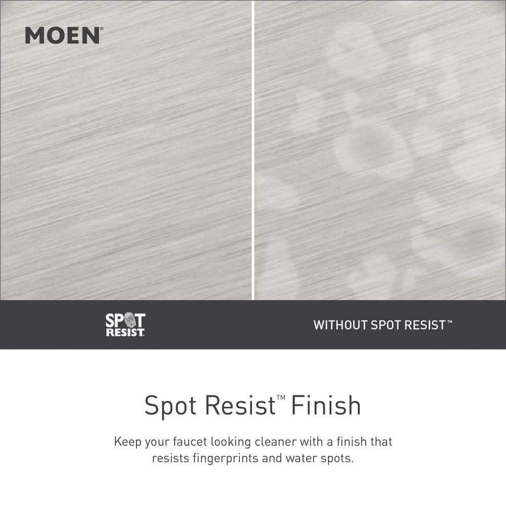MOEN Brecklyn Single-Handle Pull-Out Sprayer Kitchen Faucet with Power Clean in Spot Resist Stainless