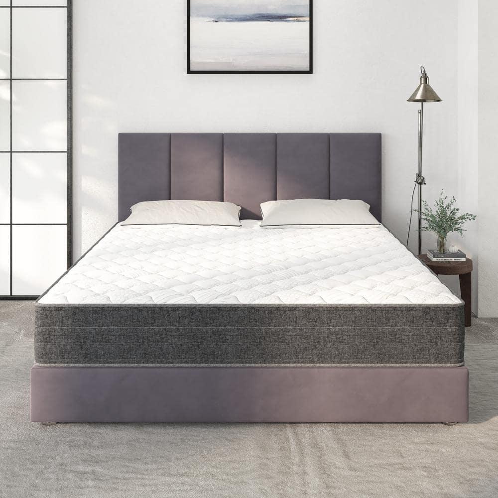 NapQueen Victoria 8" Queen, Hybrid of Cooling Gel Infused Memory Foam and Pocket Spring Mattress, Bed in a Box, Adult