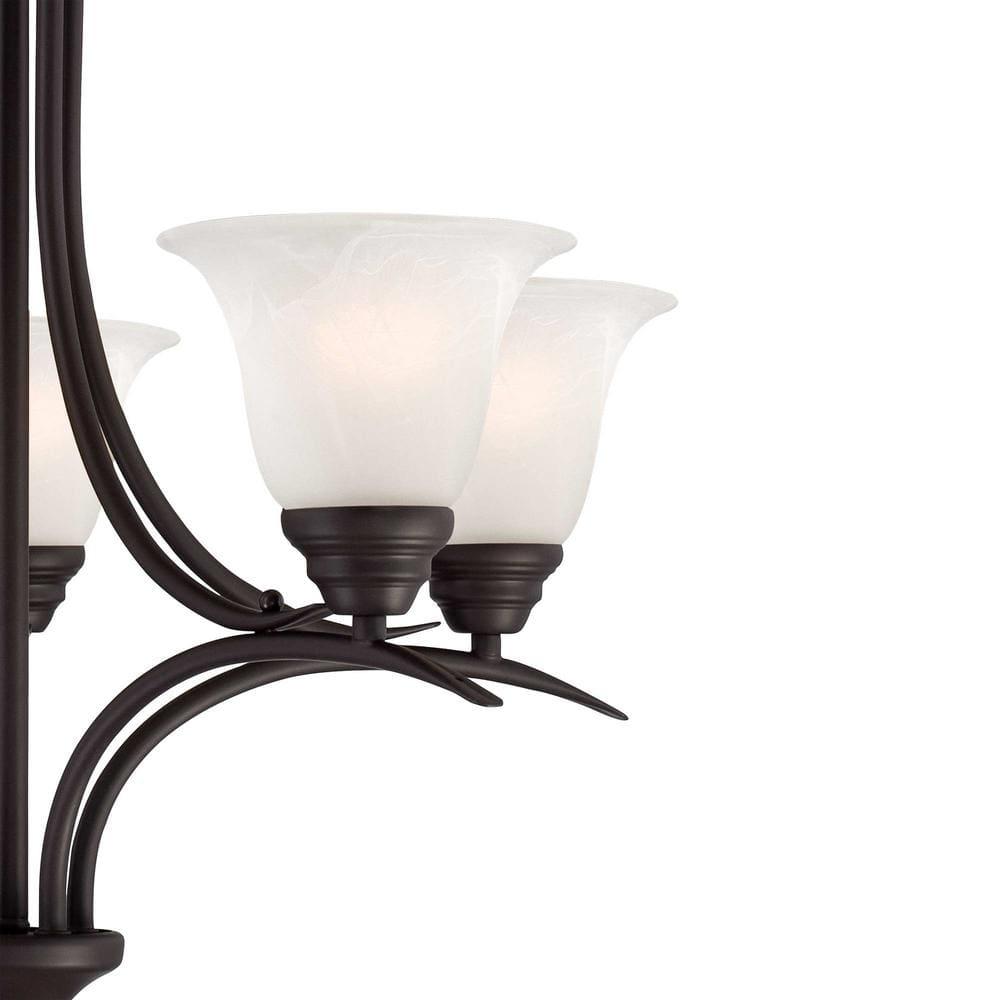 V5475-79 Trinidad 5-Light Chandelier, Antique , 23.75" x 23.75" x 24.5"