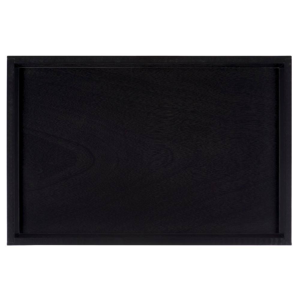 Nonie Tray Accent Table - Black - Safavieh