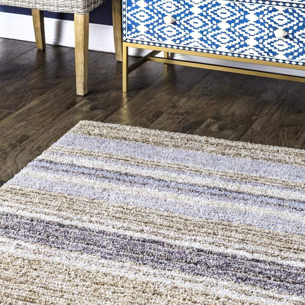 8'x10' Drey Ombre Shag Area Rug Denim - nuLOOM