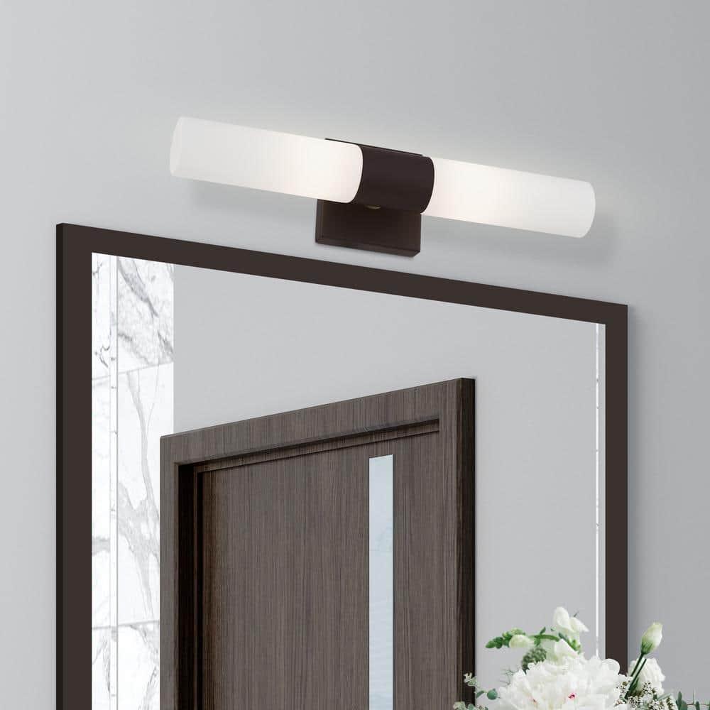Livex Lighting Aero Bronze ADA 2-Light Vanity Sconce