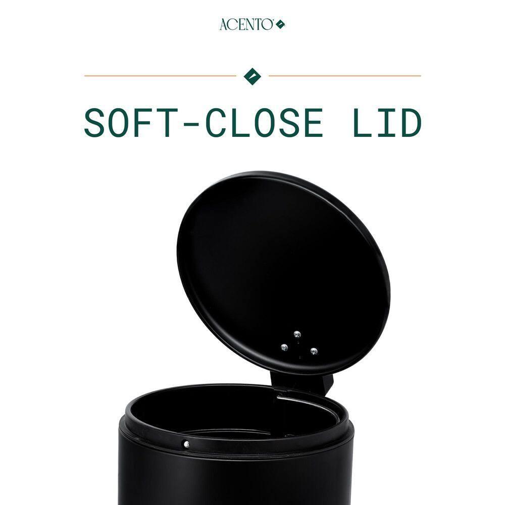 Evideco Mel Metal Step On Kitchen Trash Can - 1.3 Gallons