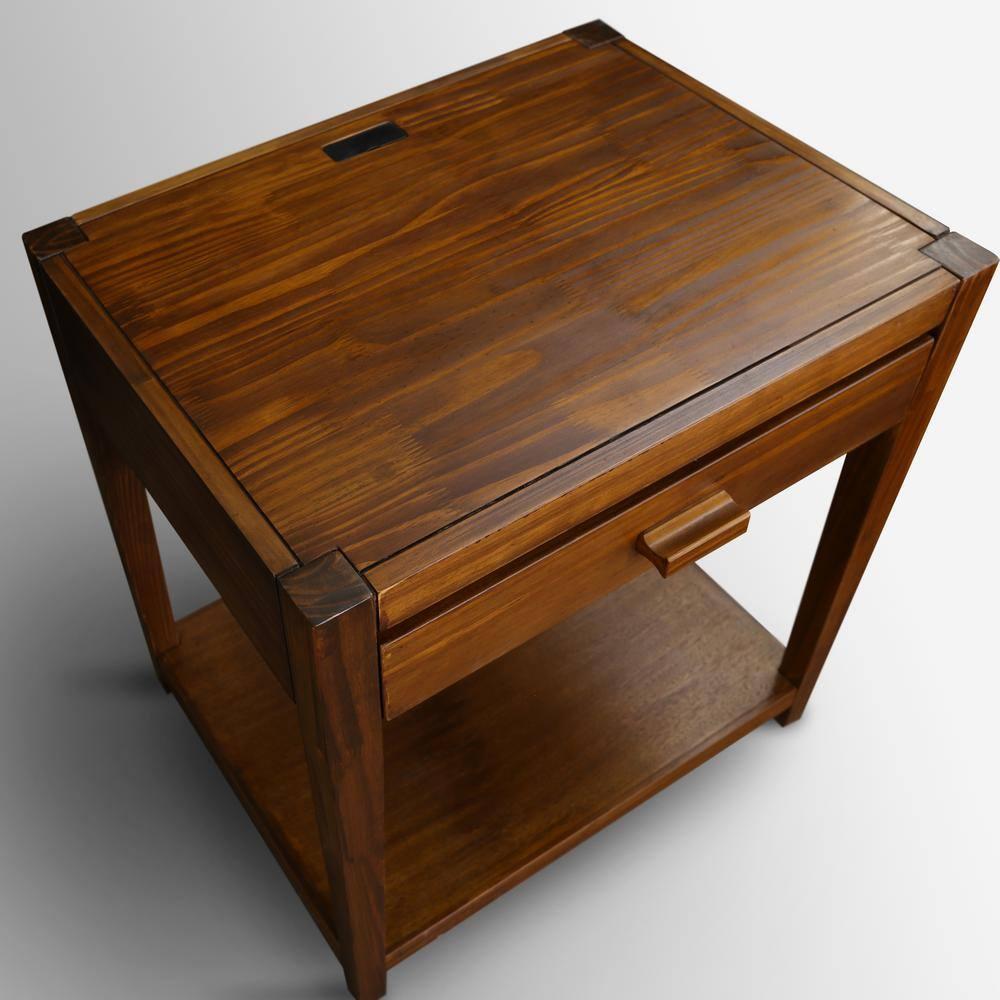 Union Rustic Hemby 24'' W Solid Wood Nightstand