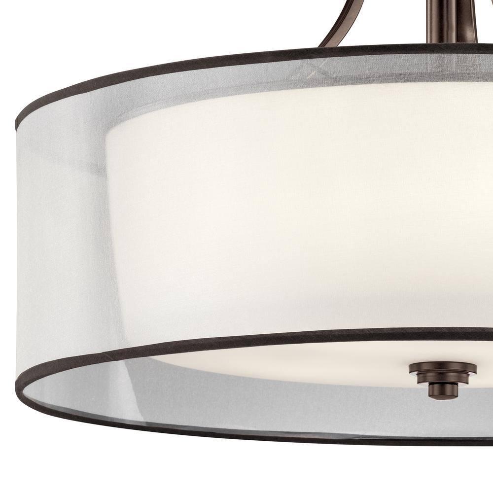 Kichler Lighting Lacey 5 - Light Semi-Flush Mount in  Mission Bronze