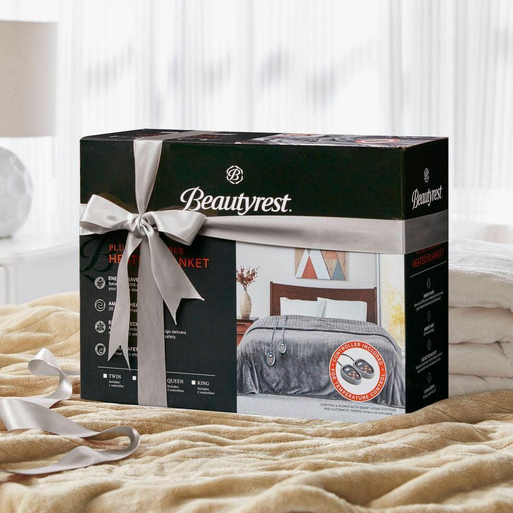 Beautyrest Beautyrest Heated Oversized Microlight to Berber Blanket