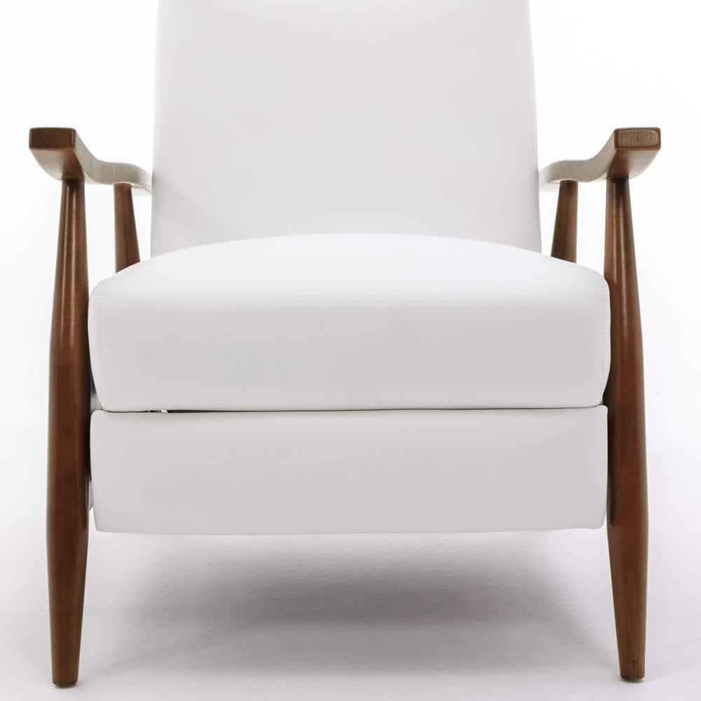 Comfort Pointe Solaris Press-Back Recliner Milky White