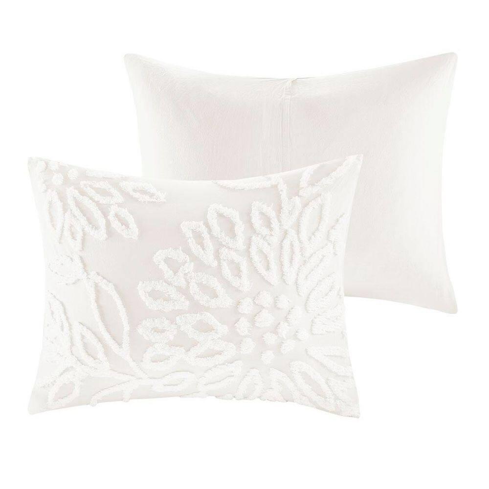Kelly Clarkson Home Gwyneth 3 Piece Tufted Cotton Chenille Floral Duvet Cover Set