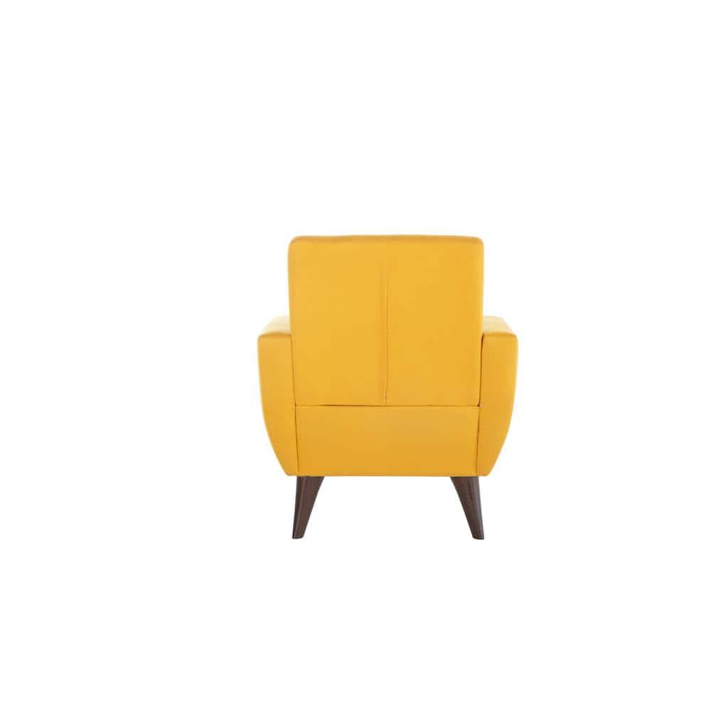 Bellona USA Chair In A Box with Storage Yellow Mid-Century Modern