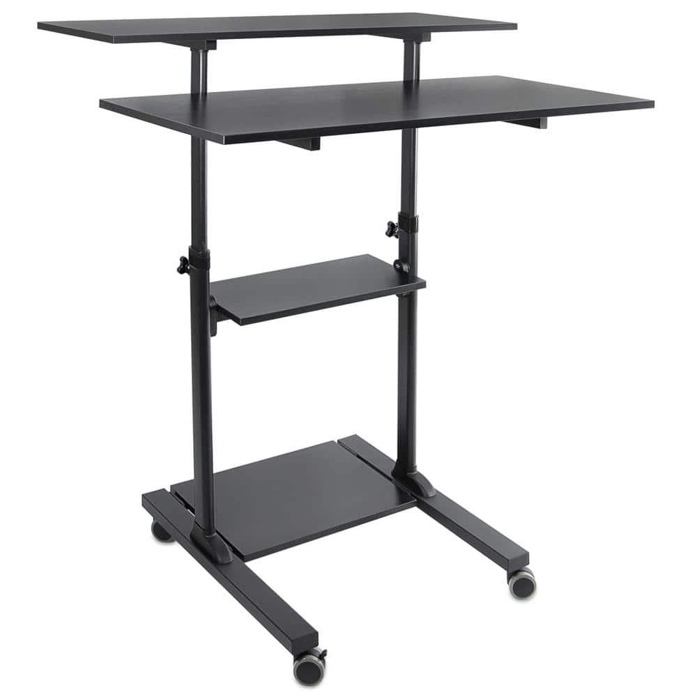 Mount-it Adjustable Metal Base Standing Desk Converter