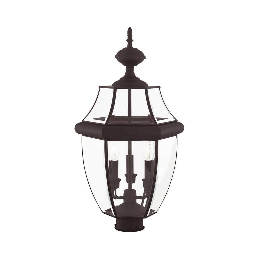 Livex Lighting Monterey 3 - Light Lantern in  Bronze
