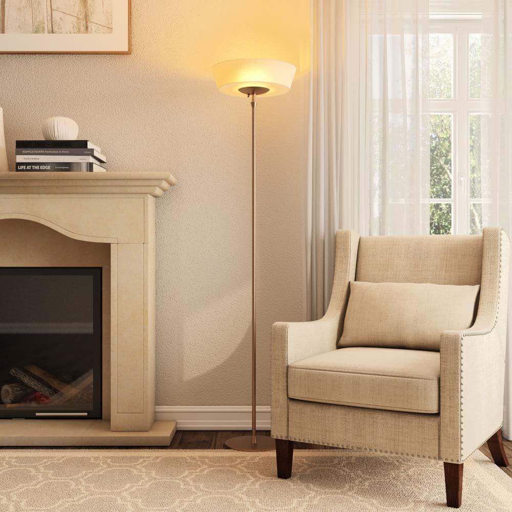 Lancer Torchiere Floor Lamp (68")