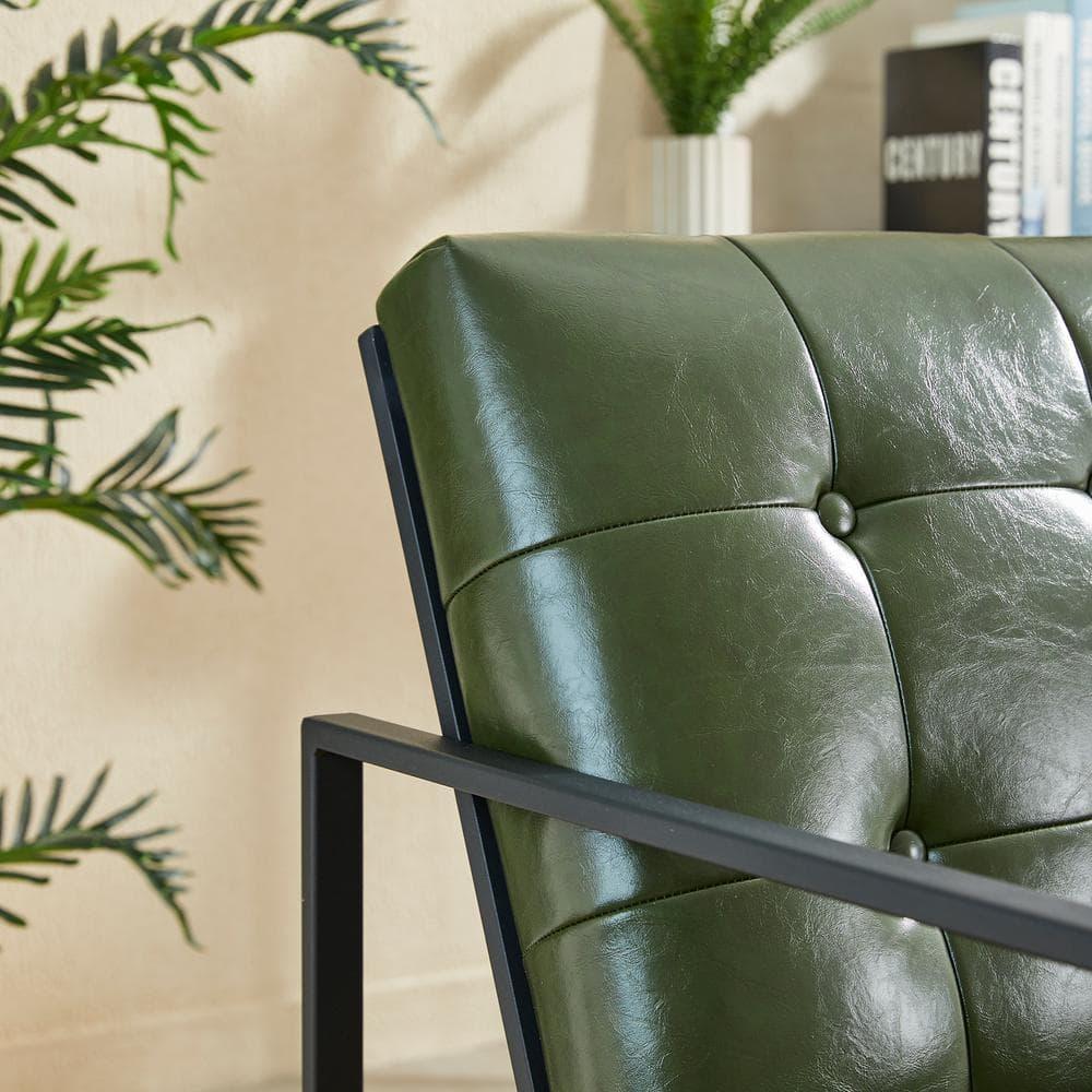Billings Faux Leather Armchair