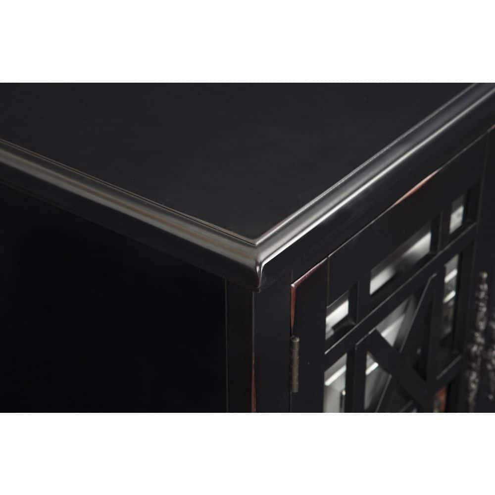 Cassandra 63" TV Stand Antique Black - Martin Svensson Home