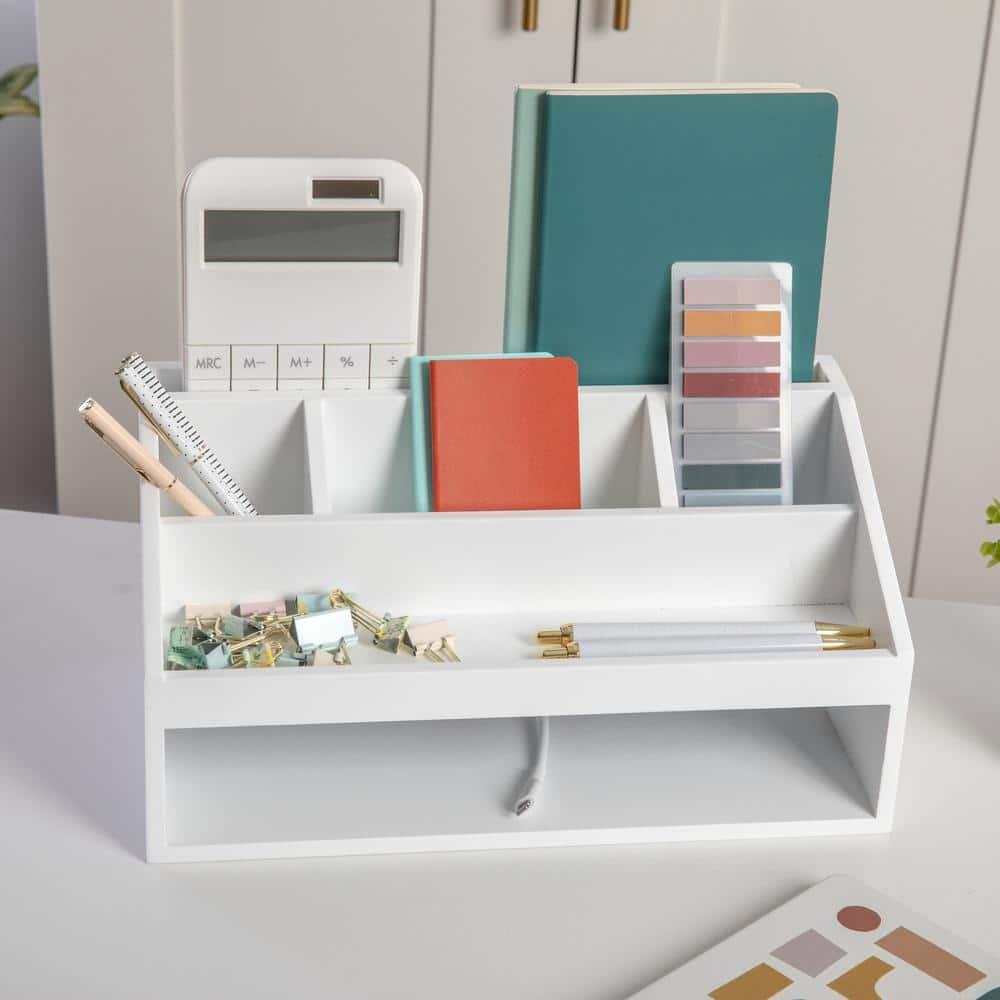 Martha Stewart Thomas Martha Stewart Wooden Office Desktop Organizer