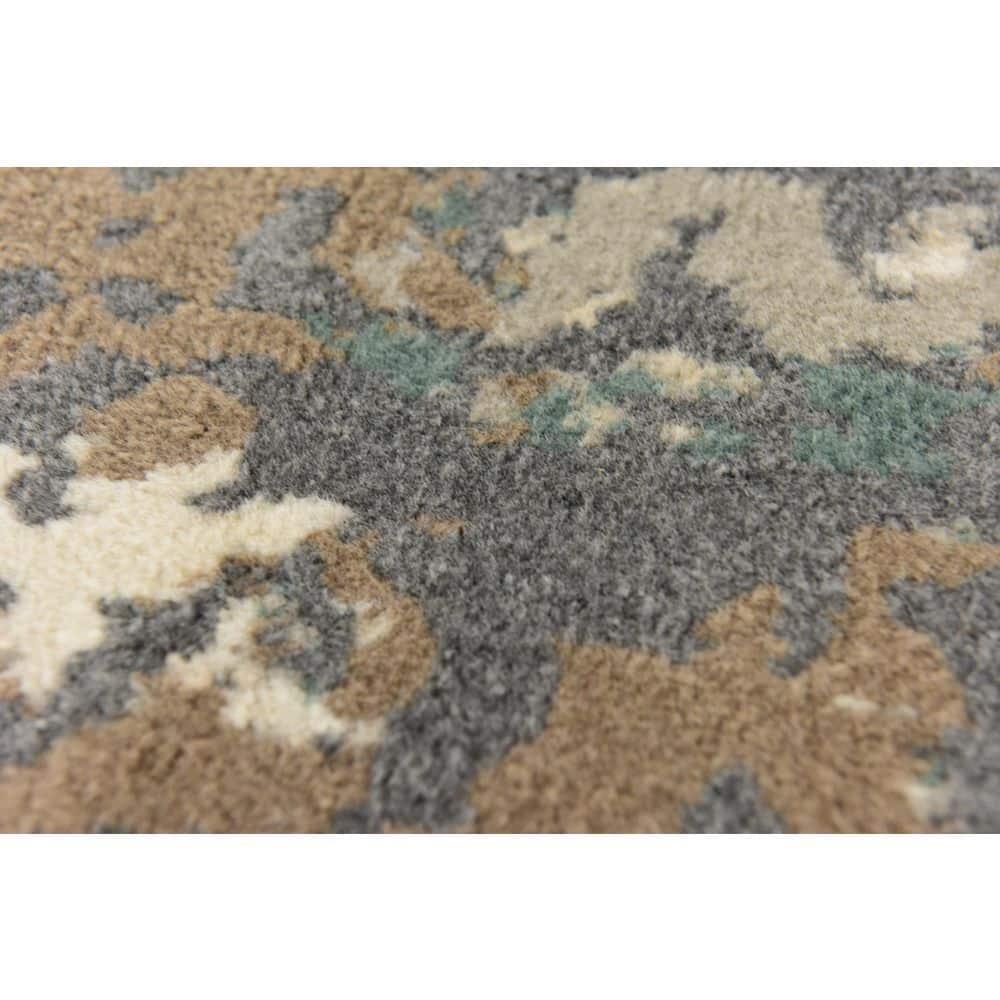 Unique Loom Tuareg Collection Area Rug - Mirage (9'  x 12' 2" Rectangle Gray/Beige)