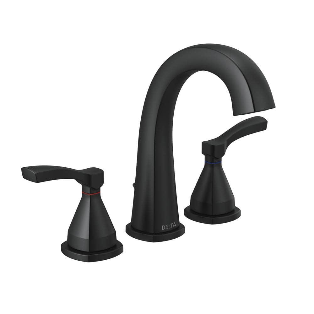 Stryke Widespread Bathroom Faucet with Drain Assembly and DIAMOND™ Seal Technology