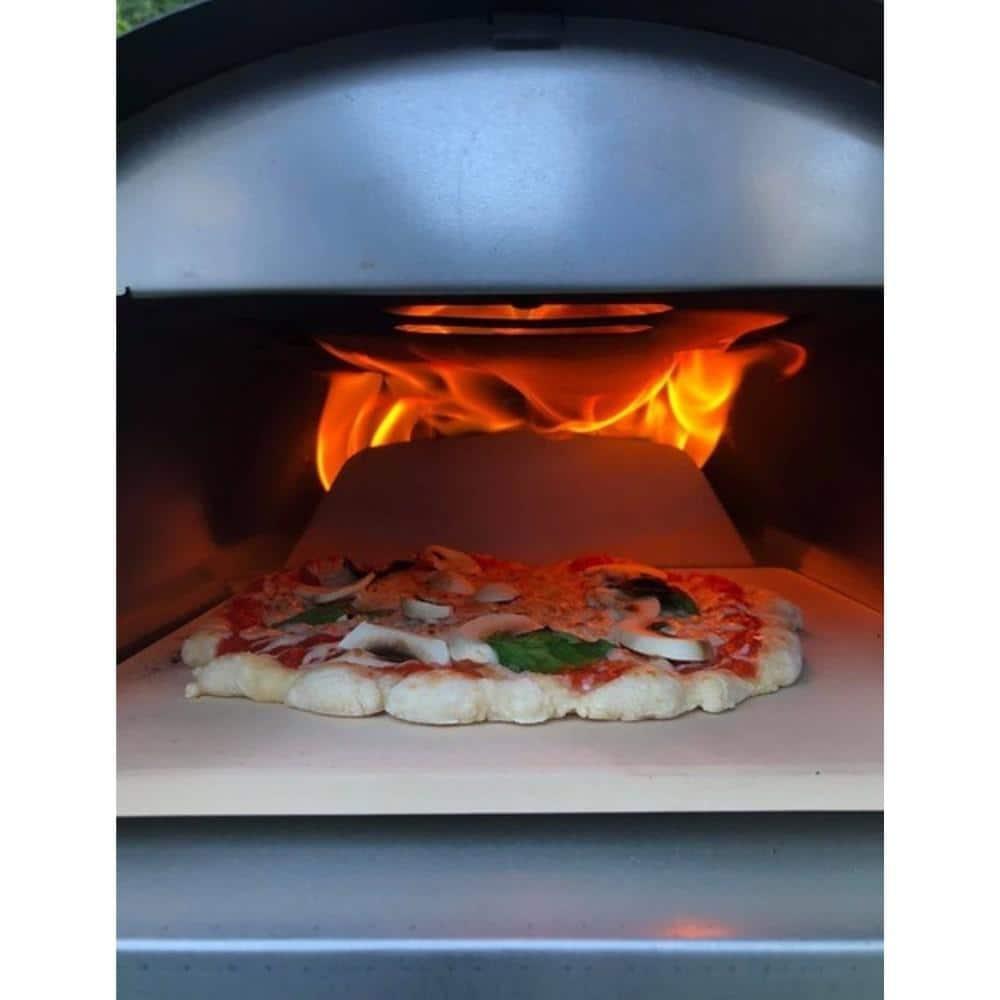 WPPO WKE-01-BLK Le Peppe Portable Wood Fired Pizza Oven, Black