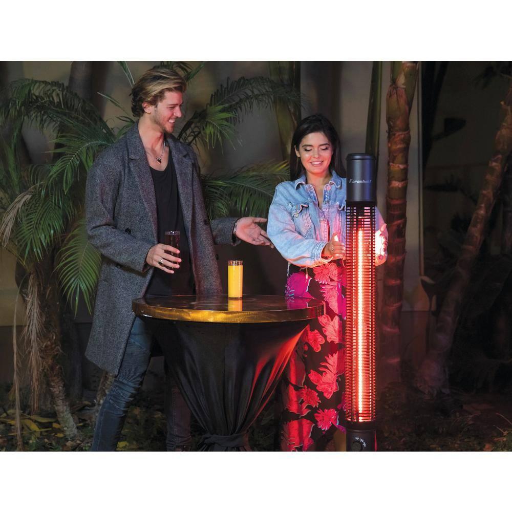 59" 1500 Watt Electric Standing Patio Heater