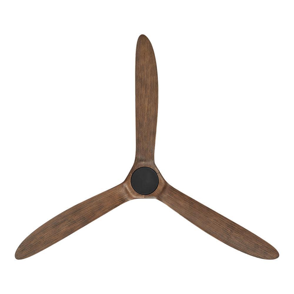 Home Decorators Collection Tager 72 in. Indoor/Outdoor Matte Black Smart Ceiling Fan with Remote Control Powered by Hubspace