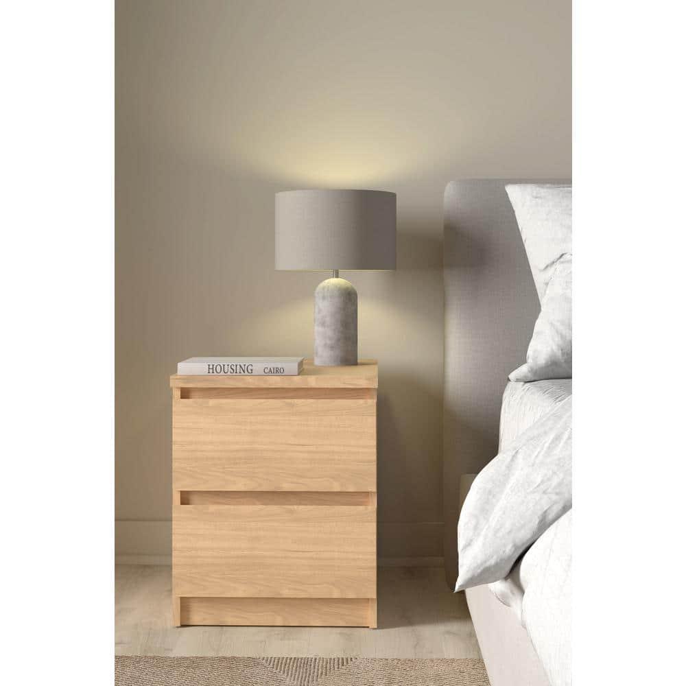 Tvilum, Scottsdale 2 Drawer Nightstand, Jackson Hickory